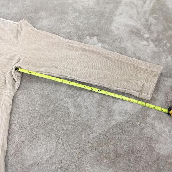 ORVIS Corduroy Jumper Cotton Long Sleeve Dress Womans Beige Tagged Sz 16 - Picture 7 of 7